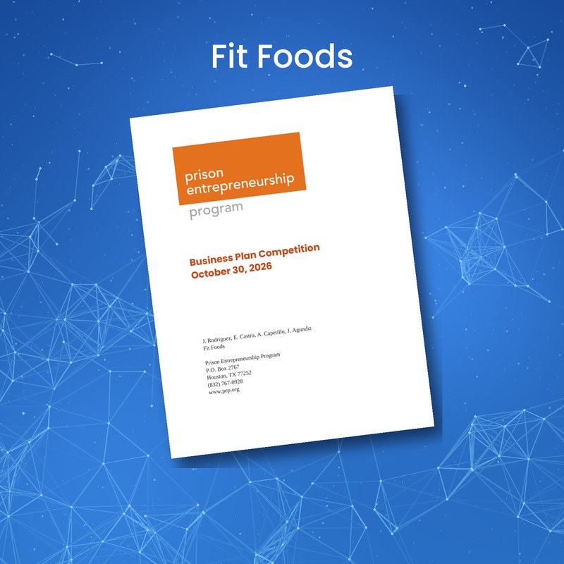 Fit Foods business plan cover