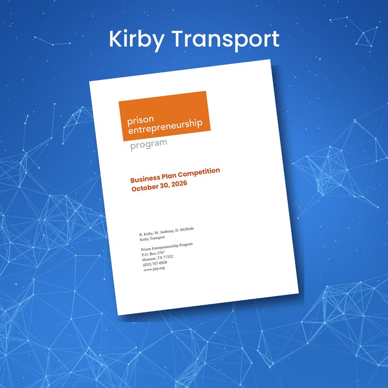 Kirby Transport business plan cover