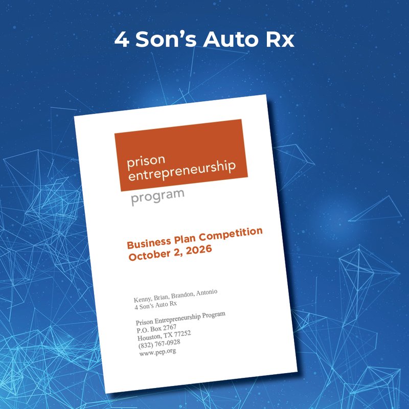4 Son’s Auto Rx business plan cover