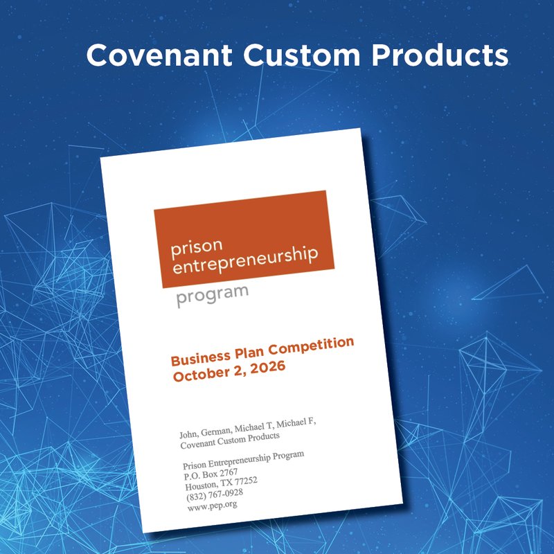 Covenant Custom Products business plan cover